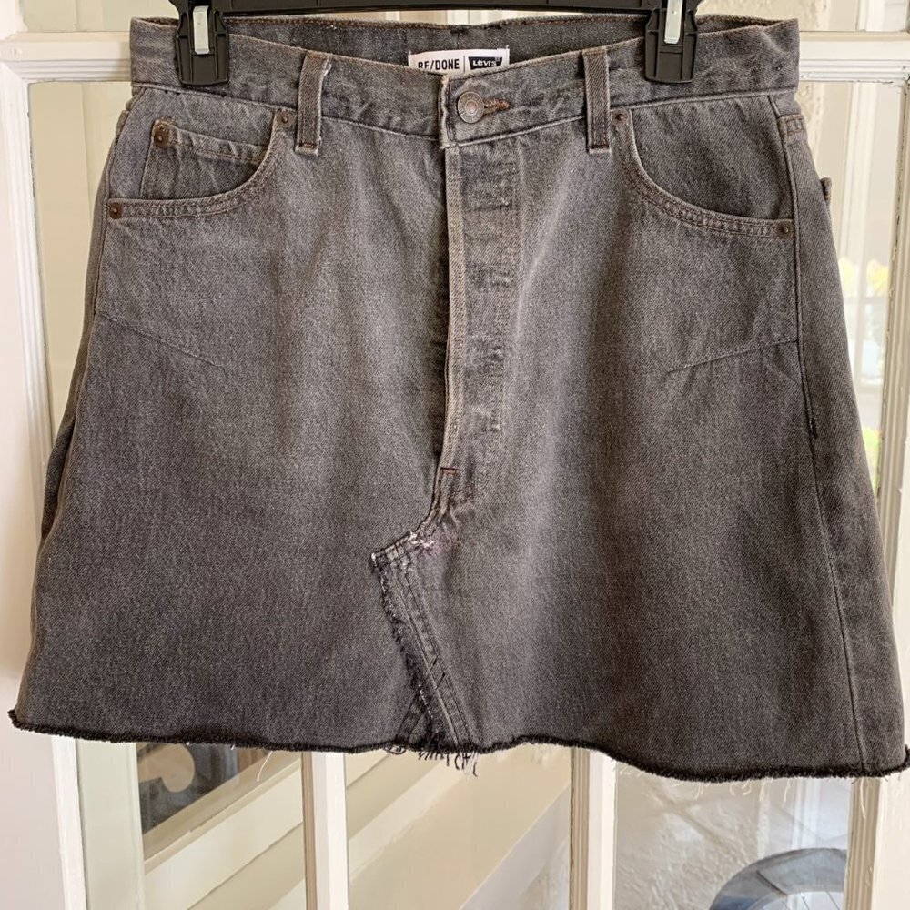 Re/Done denim skirt